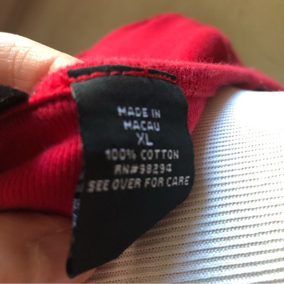 Red Long Sleeve Holiday Tee - Picture 6 of 8